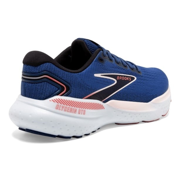 Brooks Glycerin GTS 21 - Womens Running Shoes - Blue/Icy Pink/Rose