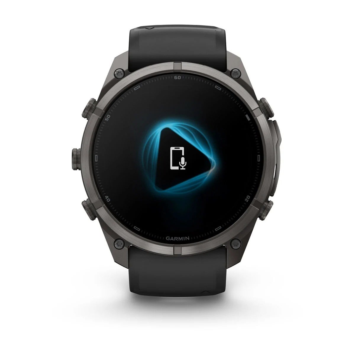 Garmin Fenix 9 Pro 51mm Premium Multisport Smartwatch - Carbon Grey DLC Titanium with Black/Pebble - Carbon Grey DLC Titanium with Black/Pebble Grey Silicone Band - image 12