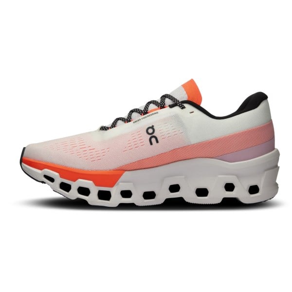 On Cloudmonster 2 - Mens Running Shoes - Undyed/Flame