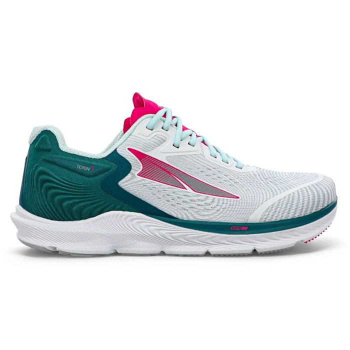 Altra Torin 5 - Womens Running Shoes - Deep Teal/Pink