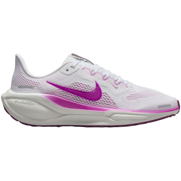 Nike Pegasus 41 GS - Kids Running Shoes - White/Hyper Violet/Black/Beyond Pink