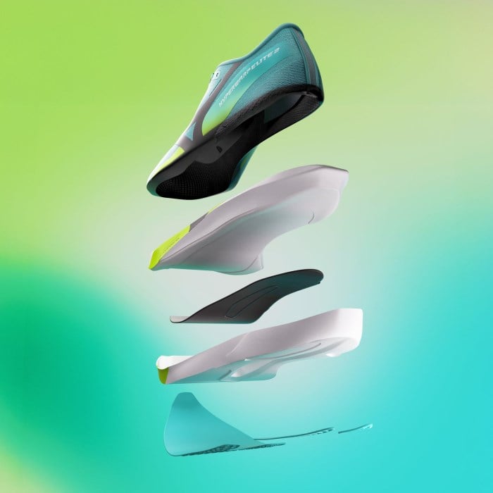 Mizuno Hyperwarp Elite 2 - Unisex Racing Shoes - Rinsing Rivulet/Black/Lime Burst - image 8