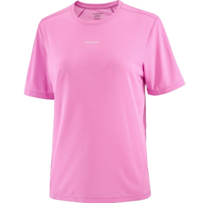 Salomon Shakeout Core Womens T-Shirt - Cyclamen