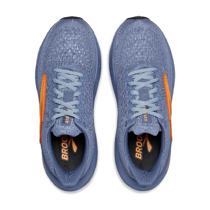 Brooks Glycerin Max - Mens Running Shoes - Country Blue/Sky/Orange
