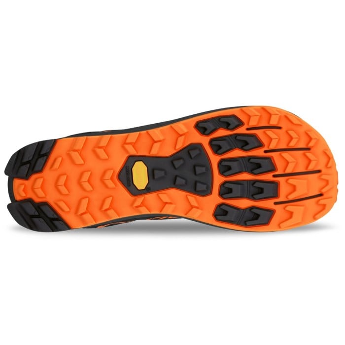 Altra Lone Peak 9+ - Mens Trail Running Shoes - Black/Orange