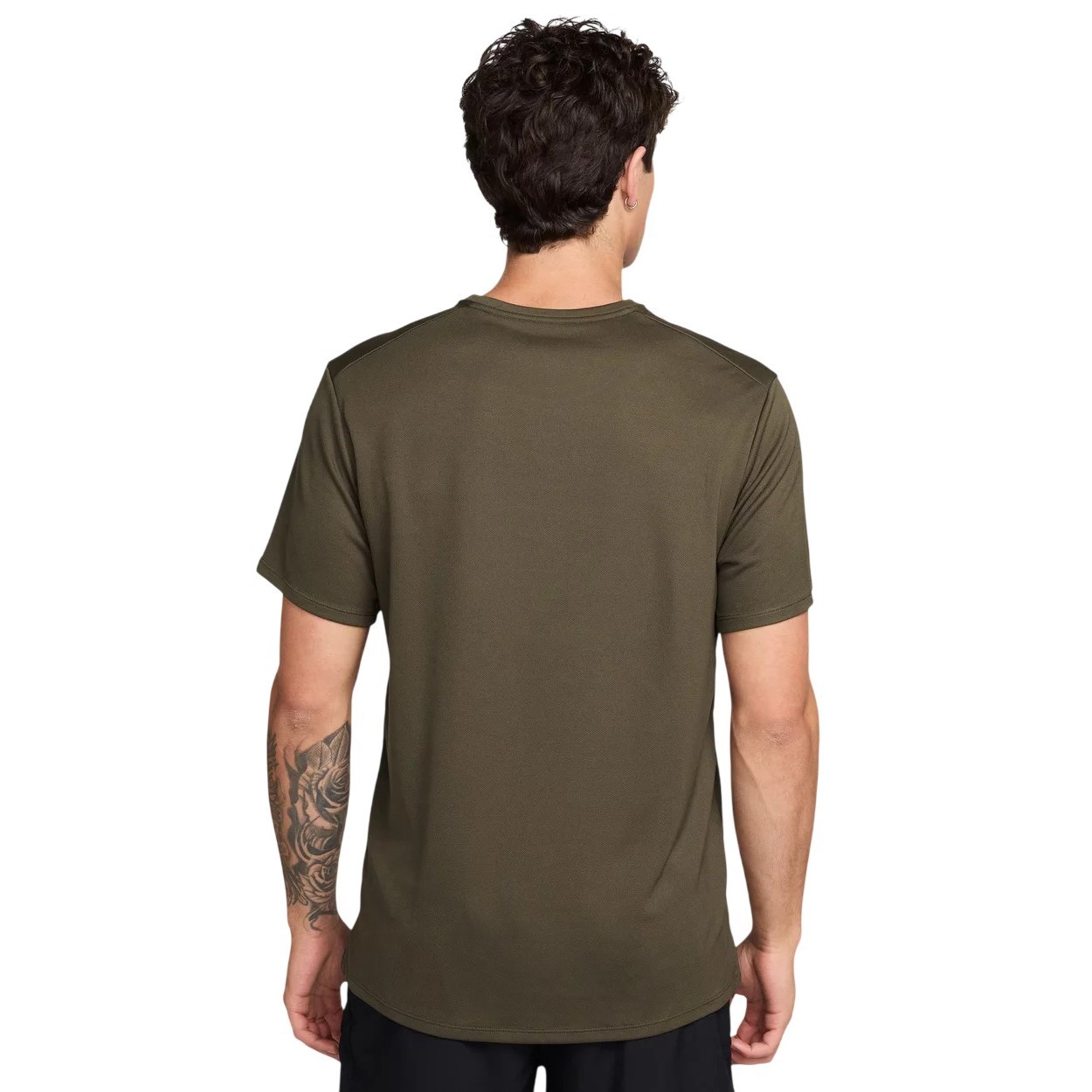 Nike Dri-Fit UV Miler Mens Running T-Shirt - Dark Hazel/Reflective Silver