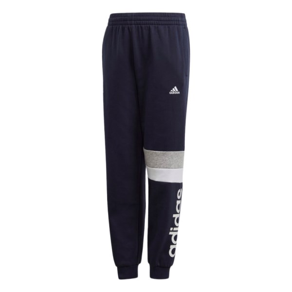 adidas Linear Colour Blocked Kids Track Pants - Legend Ink/White