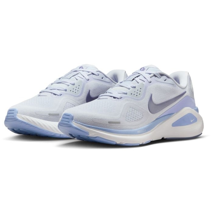 Nike Air Zoom Structure 26 - Womens Running Shoes - Football Grey/World Indigo/Aluminum