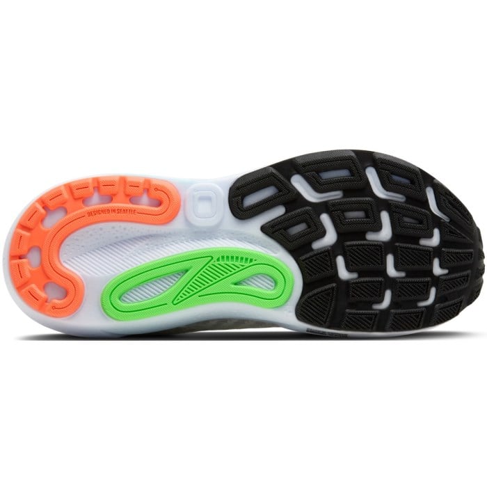 Brooks Adrenaline GTS 24 - Mens Running Shoes - White/Gecko/Atomizer