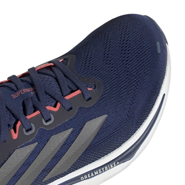 Adidas Adizero Supernova Rise 2 - Mens Running Shoes - Dark Blue/Iron Metallic/Preloved Scarlet