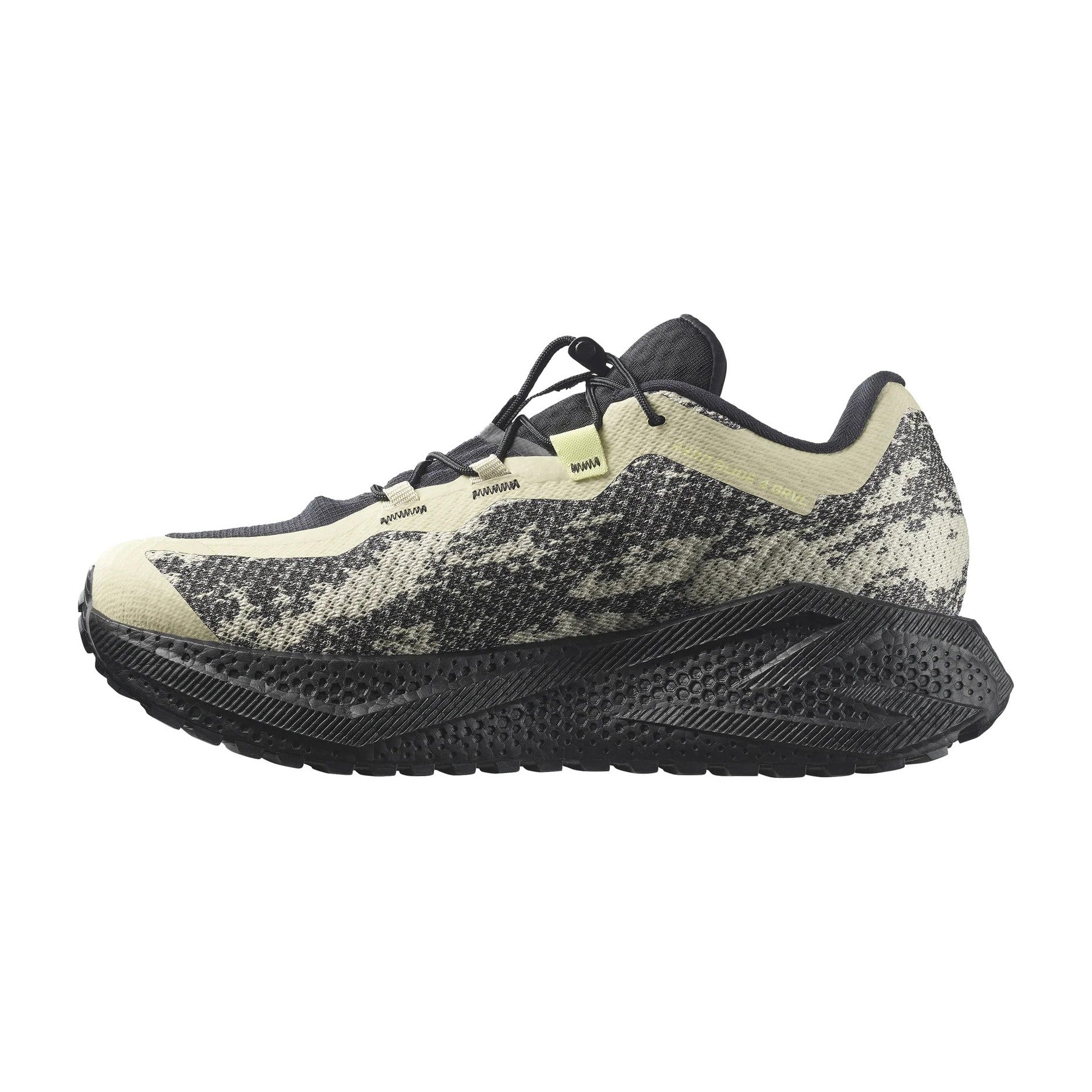 Salomon Aero Glide 4 GRVL - Mens Running Shoes - Bog/Black/Sunny Lime - image 2