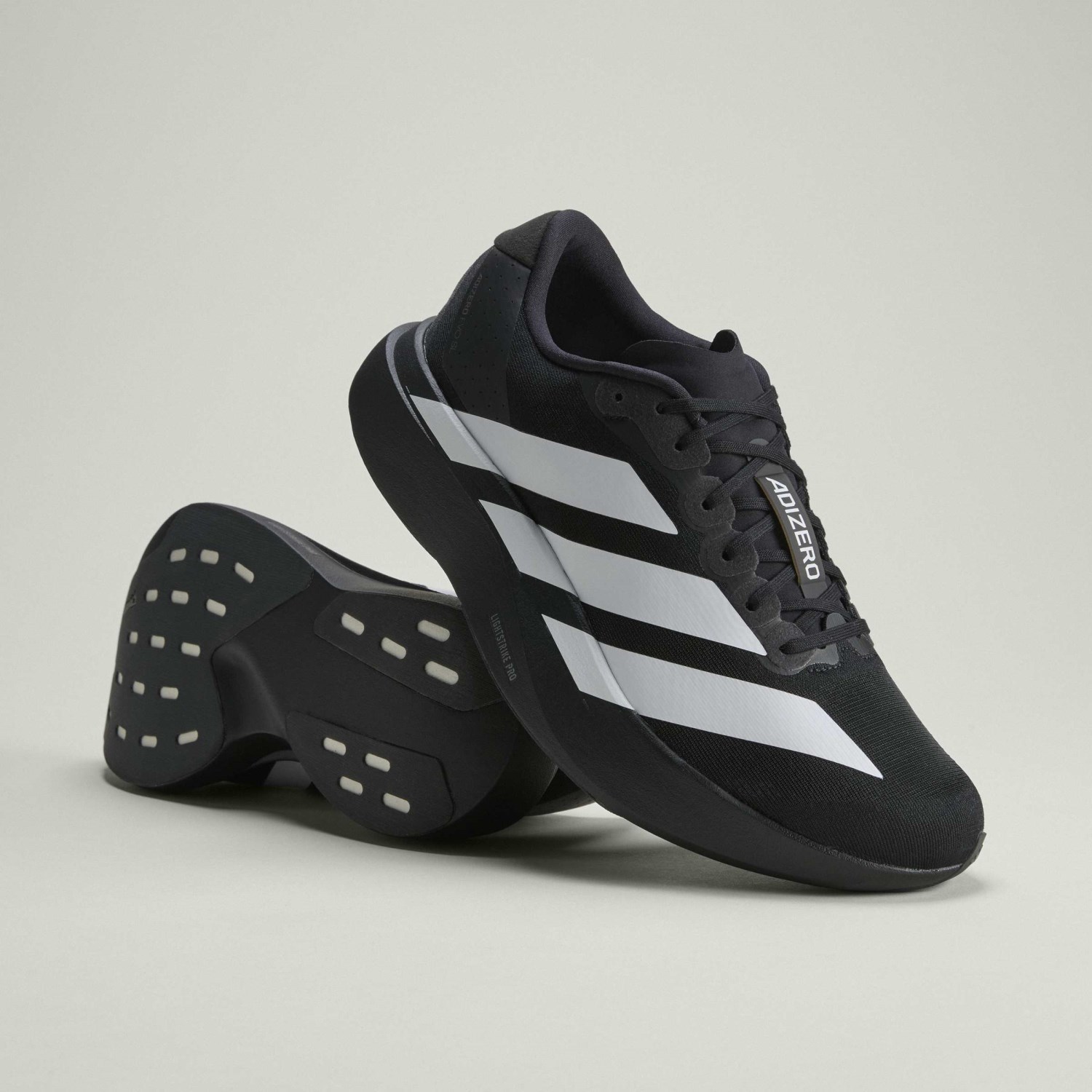 adidas Adizero Evo SL - Mens Running Shoes - Core Black/Cloud White/Core Black - image 7
