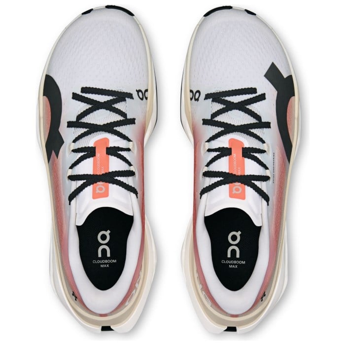 On Cloudboom Max - Womens Running Shoes - White/Reef