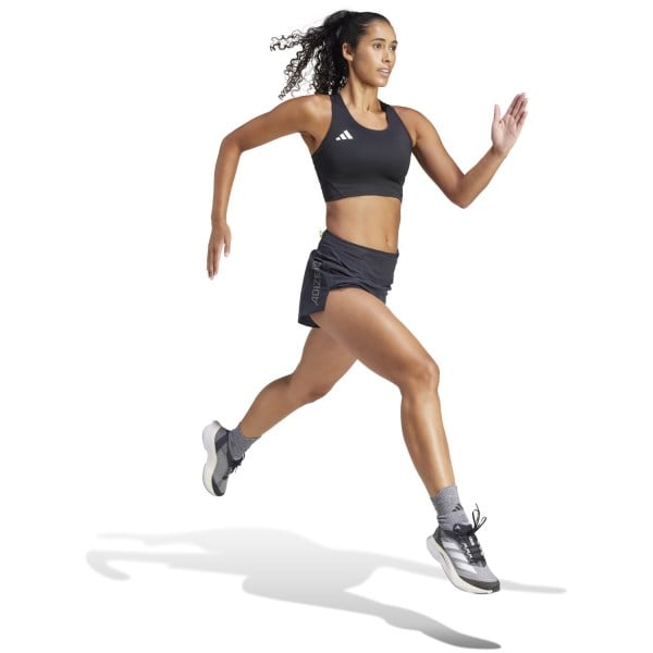 adidas Womens Adizero Running Gel Shorts - Black