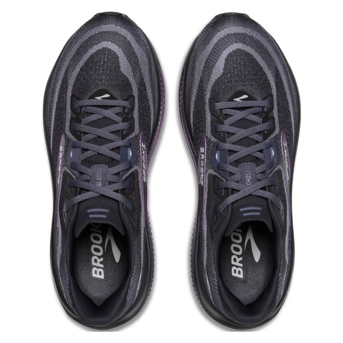 Brooks Ghost 18 - Womens Running Shoes - Ebony/Folkstone/Metallic - image 3