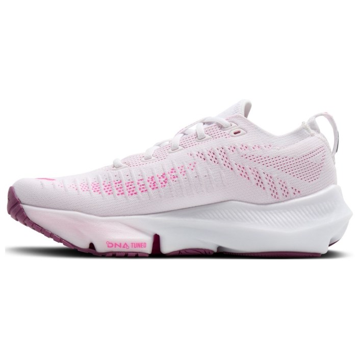 Brooks Glycerin Flex - Womens Running Shoes - White/Cyber Pink/Argyle