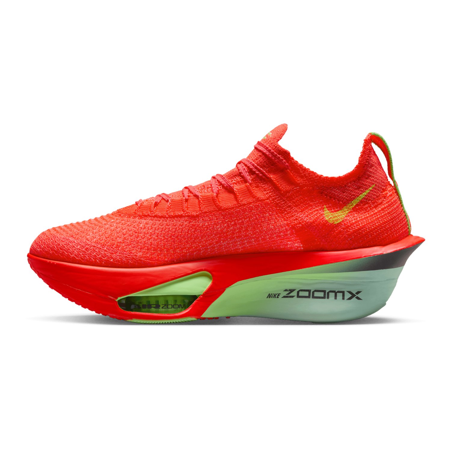 Nike Air Zoom Alphafly 3 - Womens Racing Shoes - Bright Crimson/Cave Purple/Lime Blast