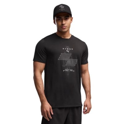 Puma x Hyrox Cloudspun ThermoAdapt Mens Running T-Shirt - Puma Black