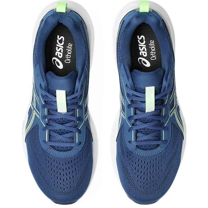 Asics Contend 9 - Mens Running Shoes - Twilight Blue/Illuminate Green
