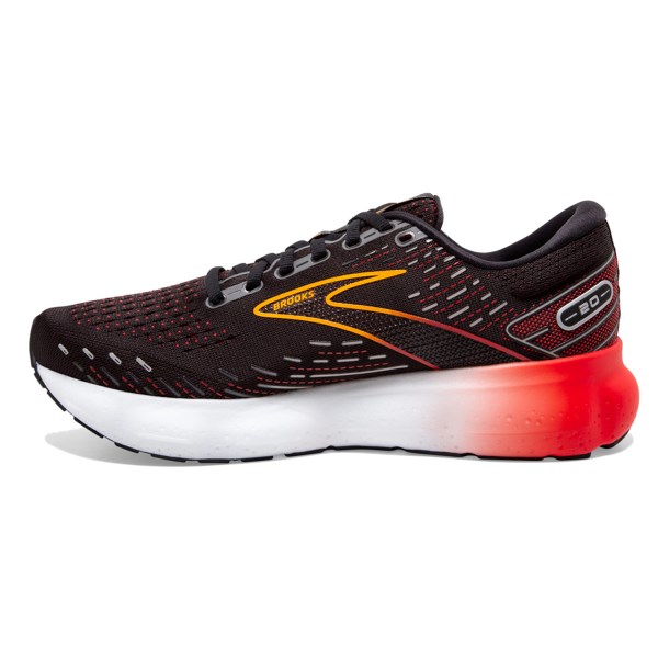 Brooks Glycerin 20 - Mens Running Shoes - Blackened Pearl/Fiery Red
