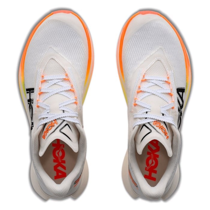 Hoka Cielo X1 3.0 - Unisex Racing Shoes - White Frost/Black/Orange - image 2