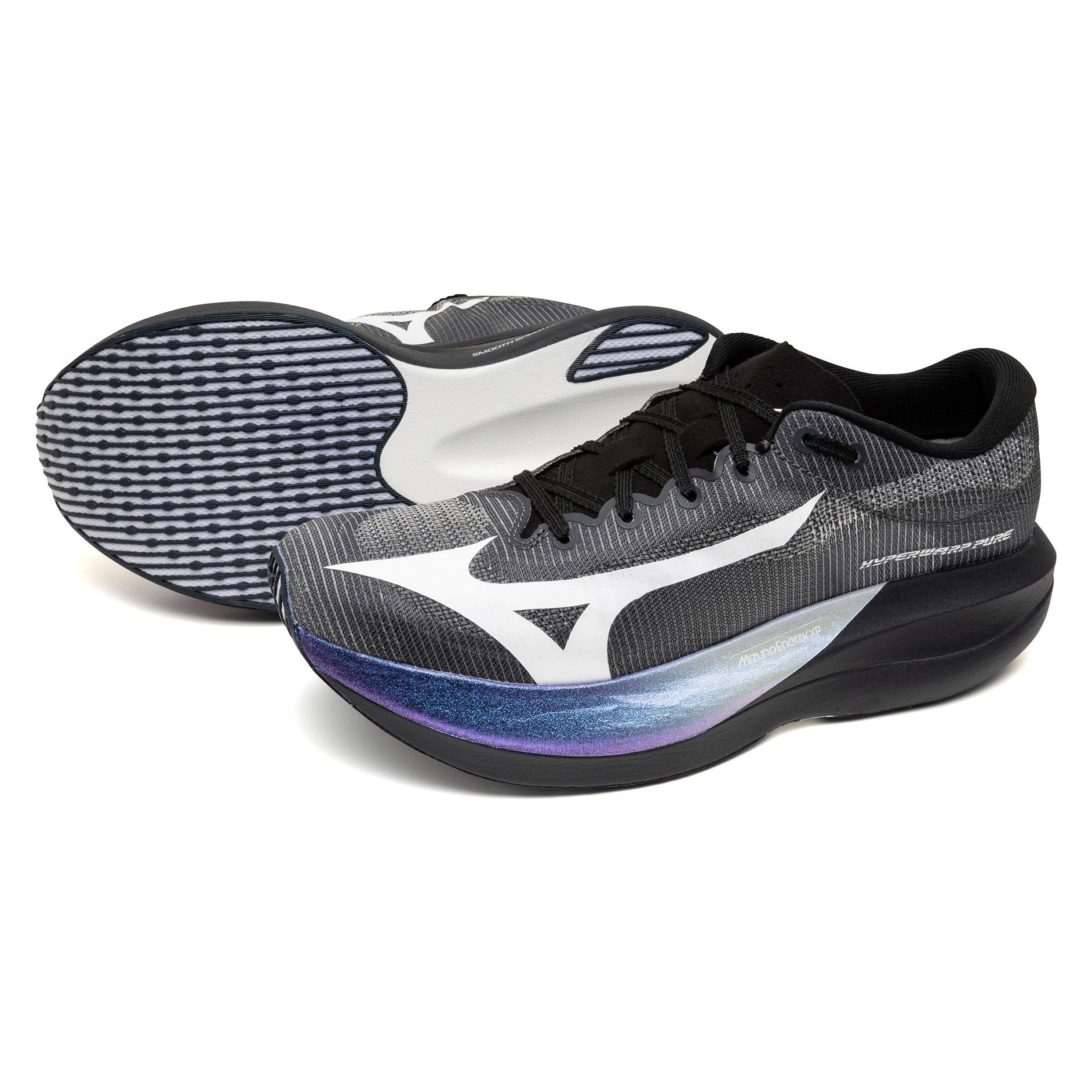 Mizuno Hyperwarp Pure Tsukiakari - Unisex Racing Shoes - Vulcan/White/Moonlit Ocean - image 2