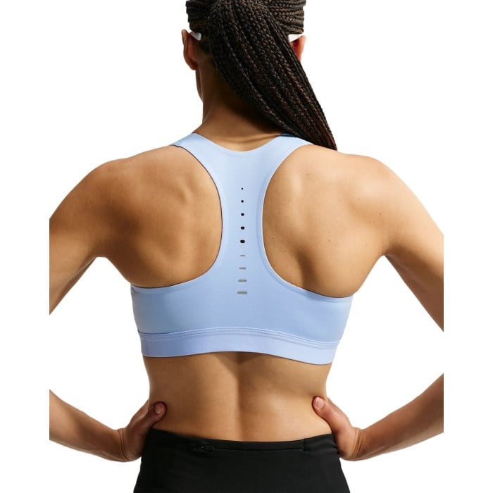Nike Swift Womens High-Support Lightly Lined Sports Bra - Aluminum/Reflective Silver - image 2