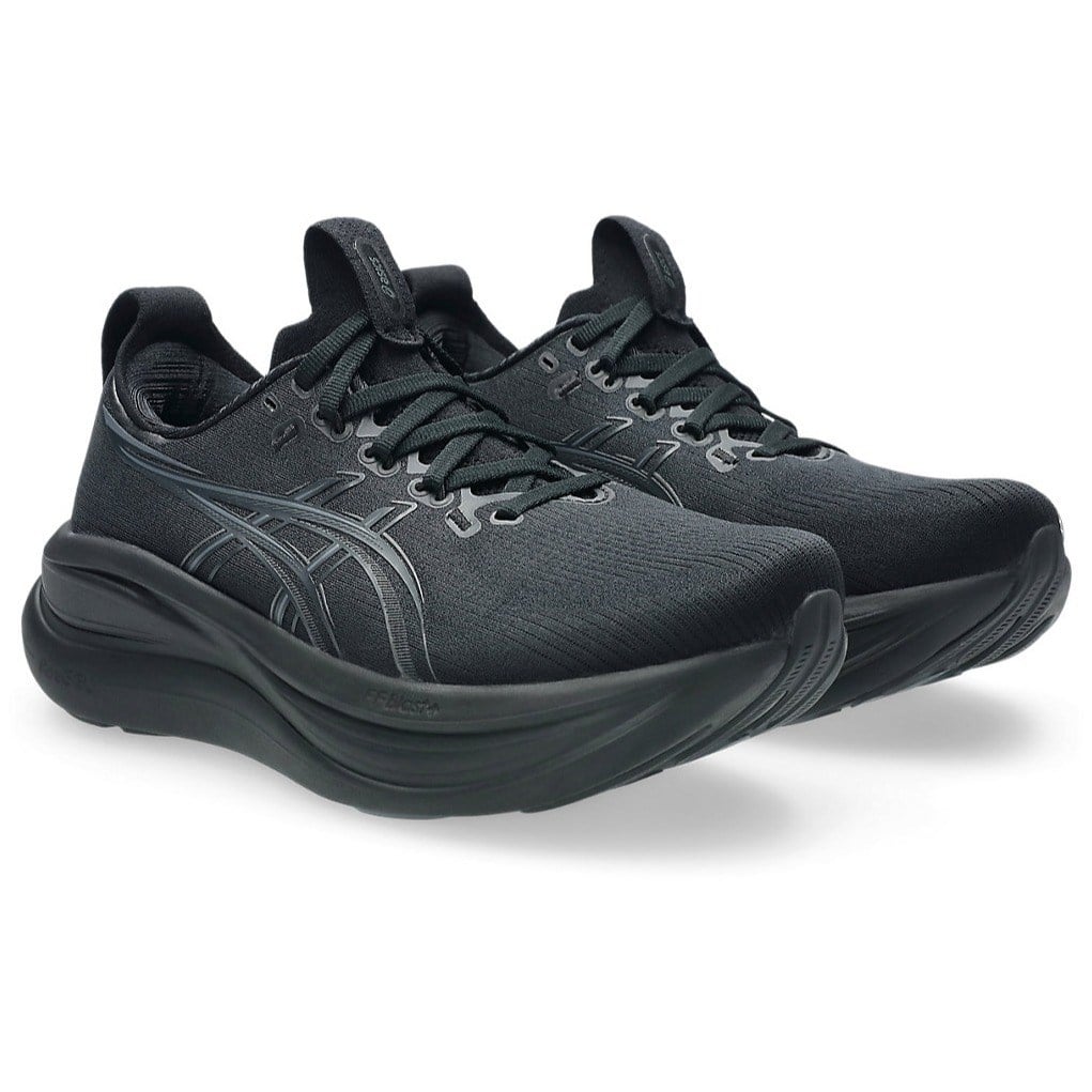 Asics Gel Nimbus 28 - Womens Running Shoes - Black/Graphite Grey