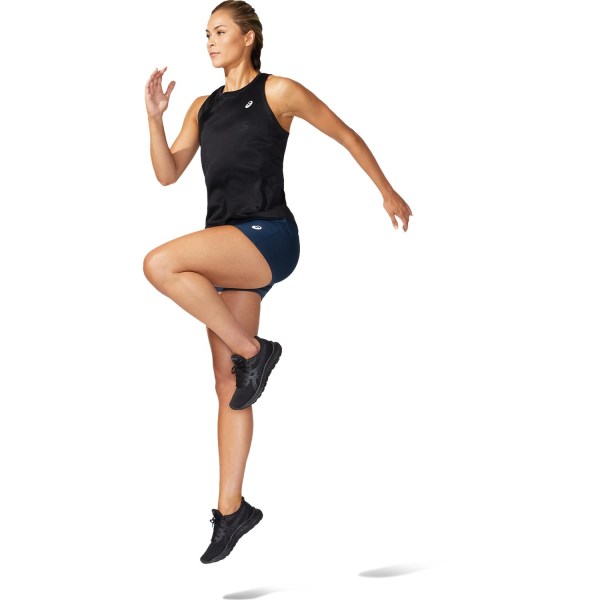 Asics Silver Womens Training Tank Top - Performance Black