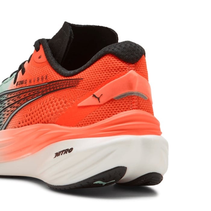 Puma Deviate Nitro 3 Hyrox - Womens Running Shoes - Mint Melt/Glowing Red