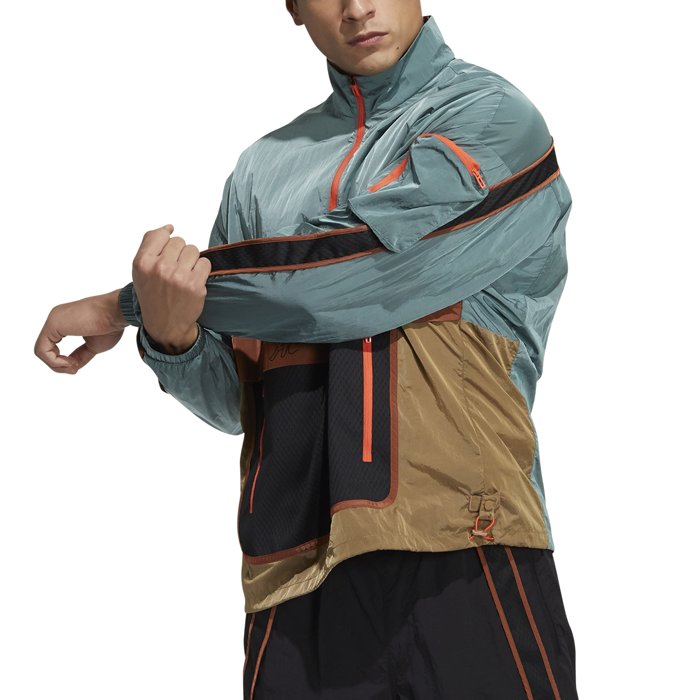 Adidas UB Mens Anorak - Mens Jacket - Acid Mint/Cardboard