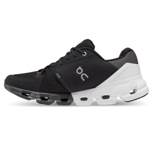 On Cloudflyer 4 - Womens Running Shoes - Black/White