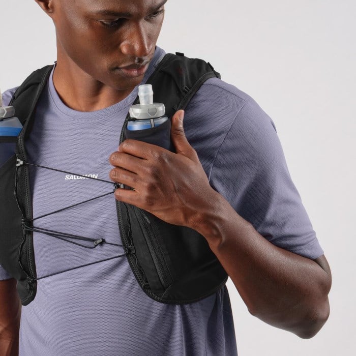 Salomon Advance Skin 5 Set Running Vest With Flasks - Black