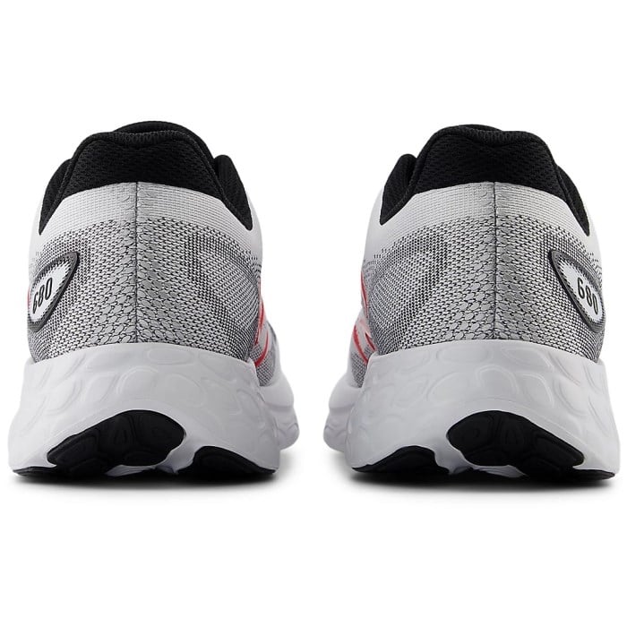 New Balance Fresh Foam 680v8 - Mens Running Shoes - White/Black/True Red