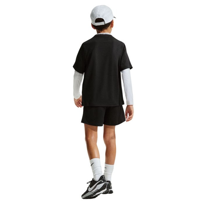 Nike Multi Dri-FIT Boys Short Sleeve Top - Black/White