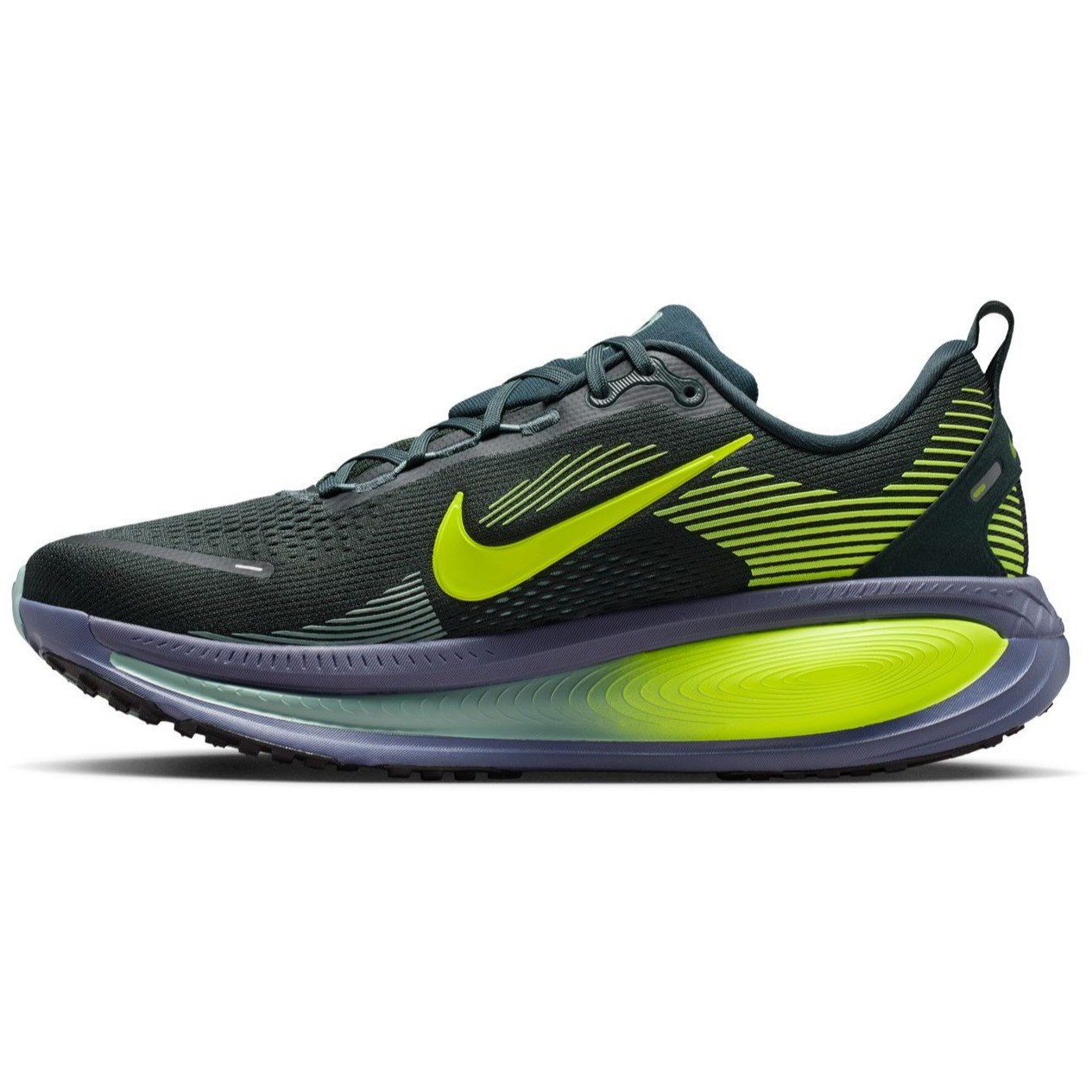 Nike Vomero 18 - Mens Running Shoes - Seaweed/Volt/Cannon/Sanded Purple
