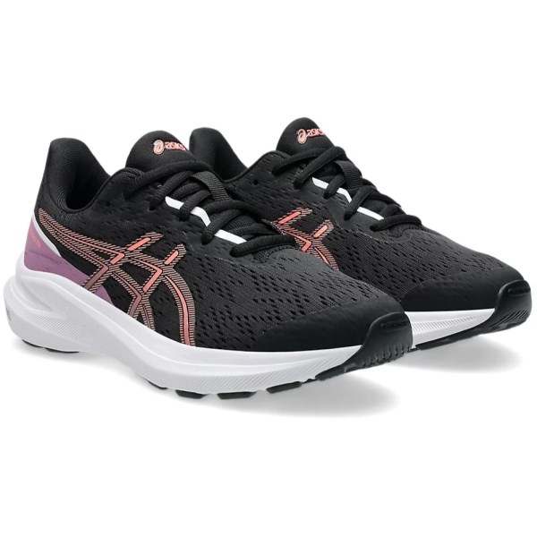 Asics GT-1000 13 GS - Kids Running Shoes - Black/Sun Coral