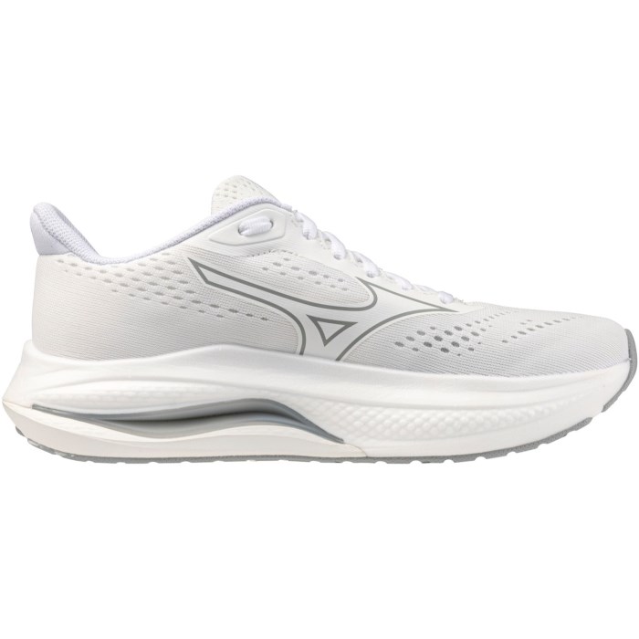 Mizuno Wave Inspire 22 - Womens Running Shoes - White/White/Harbormist