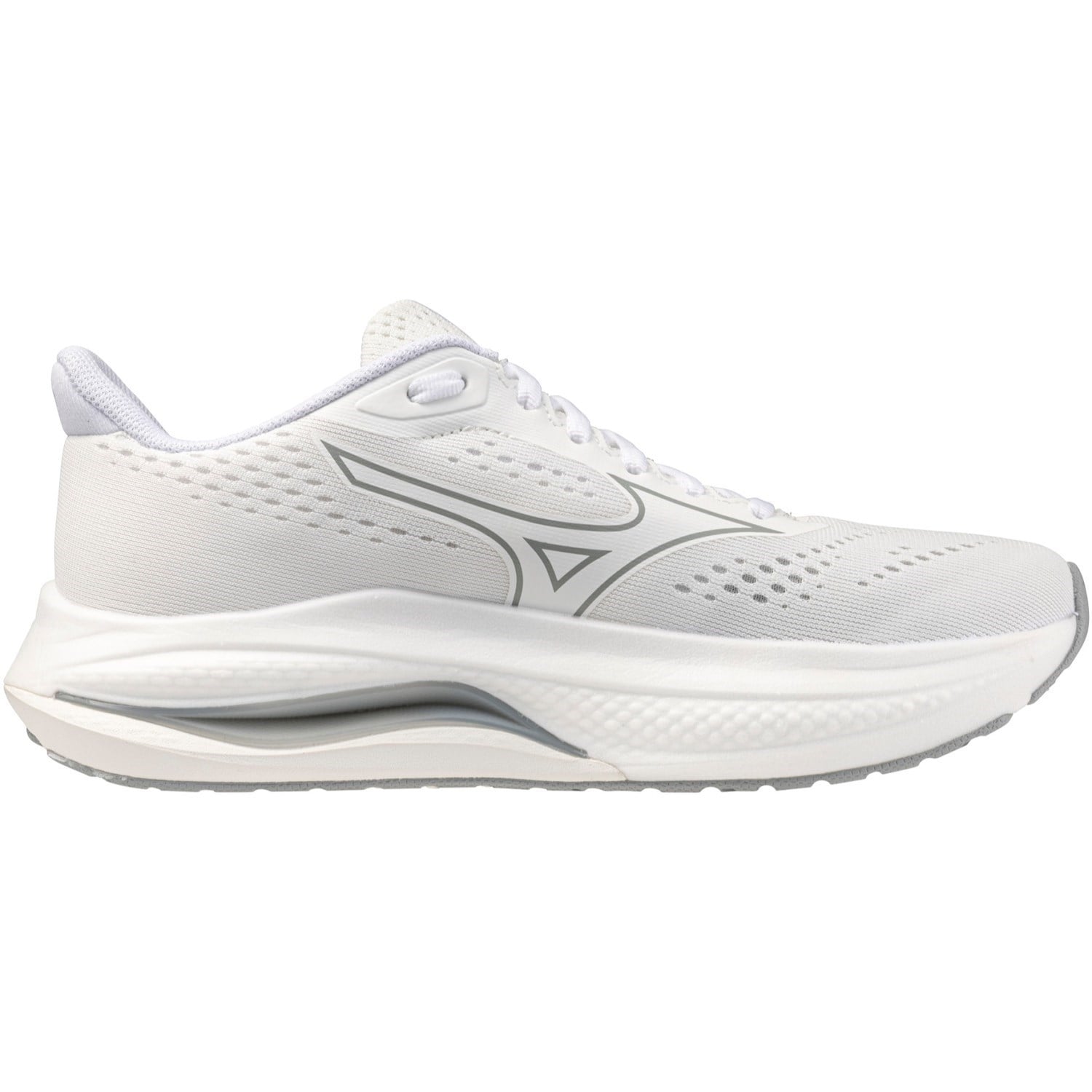 Mizuno Wave Inspire 22 - Womens Running Shoes - White/White/Harbormist