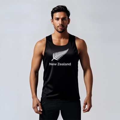 SUB4 New Zealand Team Singlet - Mens