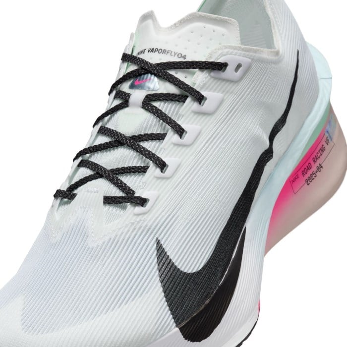 Nike ZoomX Vaporfly 4 - Mens Racing Shoes - White/Black/Hyper Pink/Mint Foam
