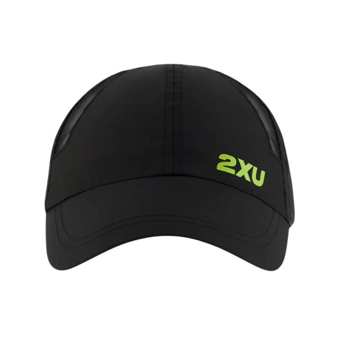 2XU Running Cap - Black/Volt
