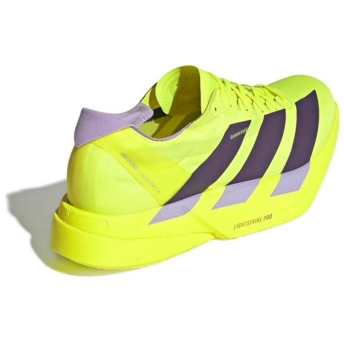adidas Adizero Adios Pro 4 - Mens Racing Shoes - Solar Yellow/Aurora Plum/Powder Plum