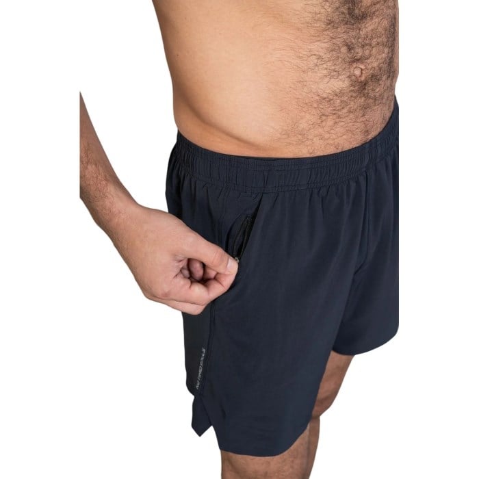 No Timid Souls Glide360 Mens 6 Inch Lined Shorts - New Black