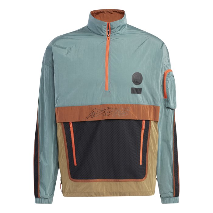 Adidas UB Mens Anorak - Mens Jacket - Acid Mint/Cardboard