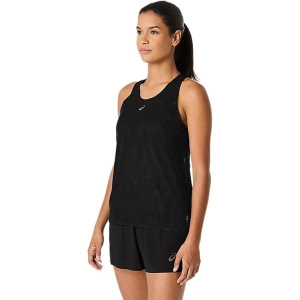 Asics Metarun Tank - Womens Running Clothing - Performance Black