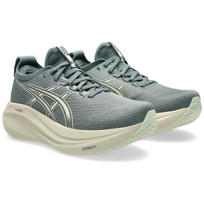 Asics Gel Nimbus 27 - Womens Running Shoes - Monument Blue/Whisper Green