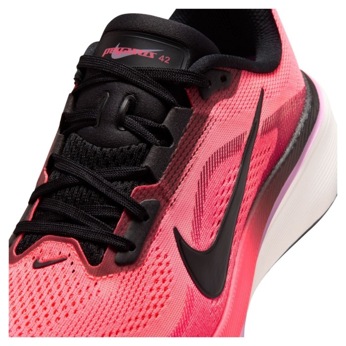 Nike Pegasus 42 - Womens Running Shoes - Lava Glow/Black/Flash Crimson/Light Magenta