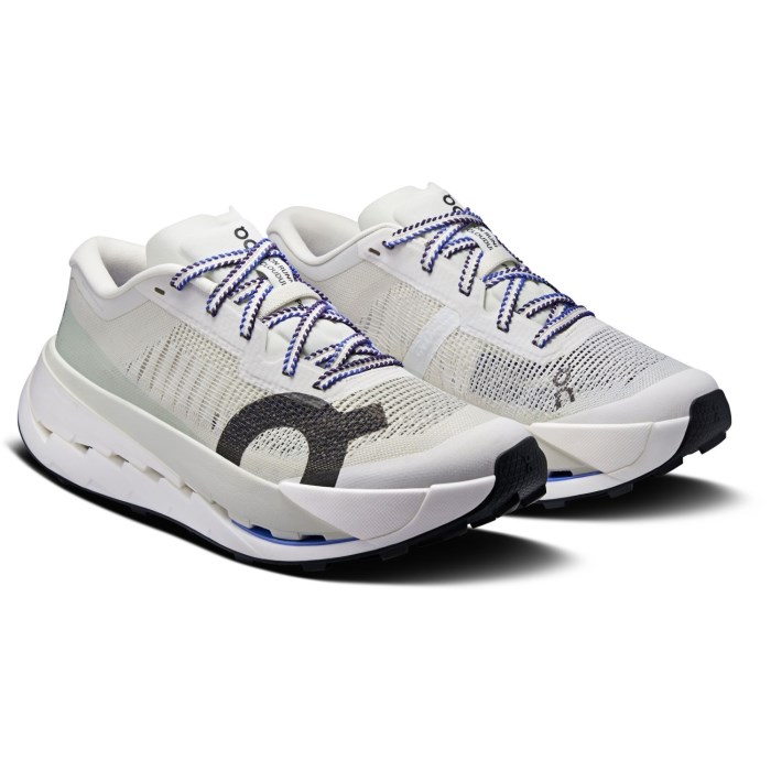 On Cloudultra Pro - Womens Trail Running Shoes - Ivory/Iceberg