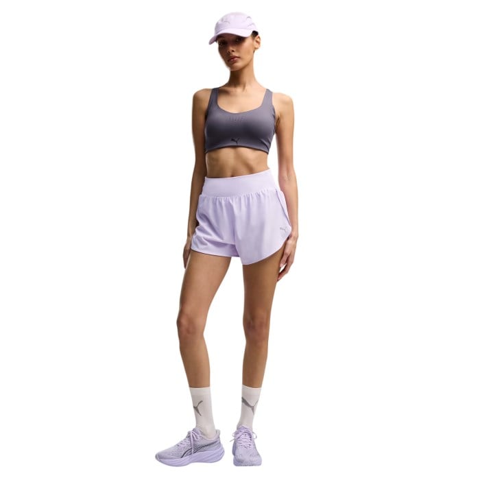 Puma Dreamrun dryCELL Womens 3 Inch Running Shorts - Light Lavender - image 4
